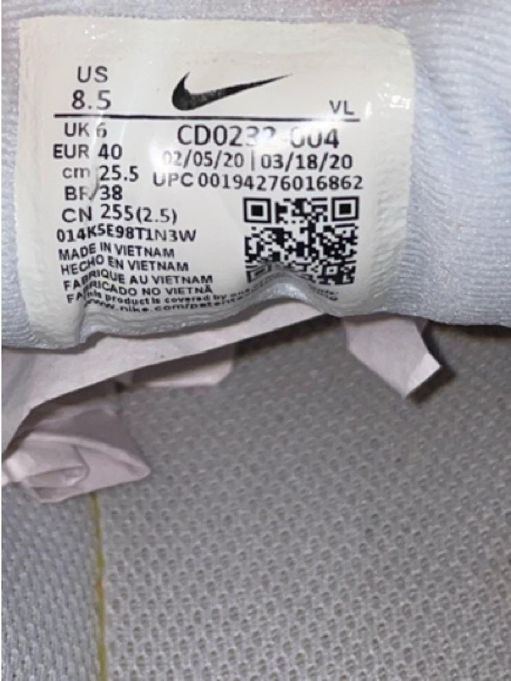 Nike Quest 3 Women’s Running Shoes Sneakers Size 8.5 Platinum / Metallic Silver - Picture 12 of 14